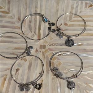 Alex and Ani Bangle Set of 5
